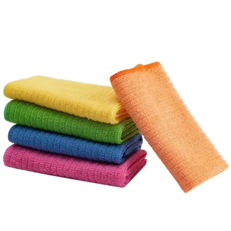 Kit 5 Panos Mágicos Microfibra 30x30 – Multiuso Ultra Soft Sem Fiapos