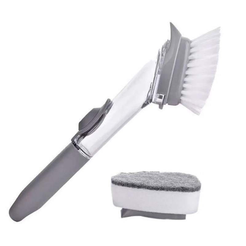 Esponja Portátil com Reservatório de Detergente –Facilidade e Economia