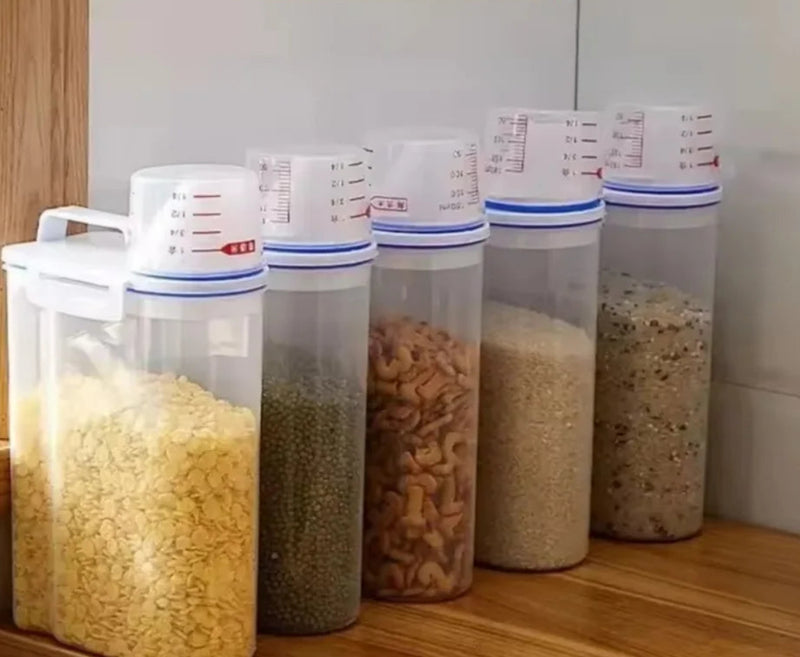 Pote Medidor 2 em 1 – Armazene  e Meça com Praticidade