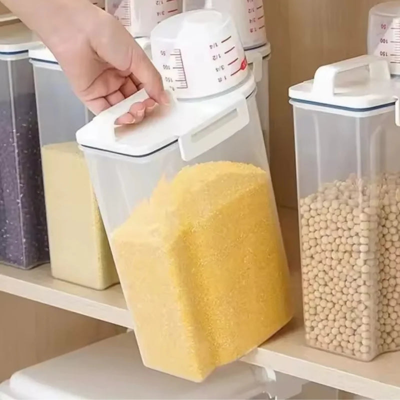 Pote Medidor 2 em 1 – Armazene  e Meça com Praticidade