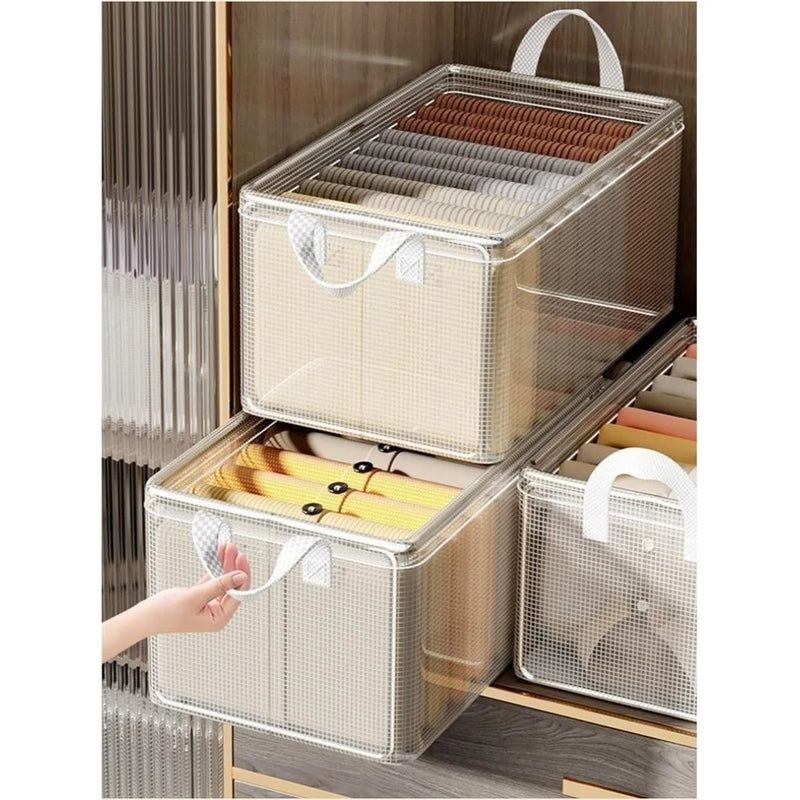 Organizador de Gavetas e Closet – Divisórias para Roupas Íntimas, Meias e Acessórios