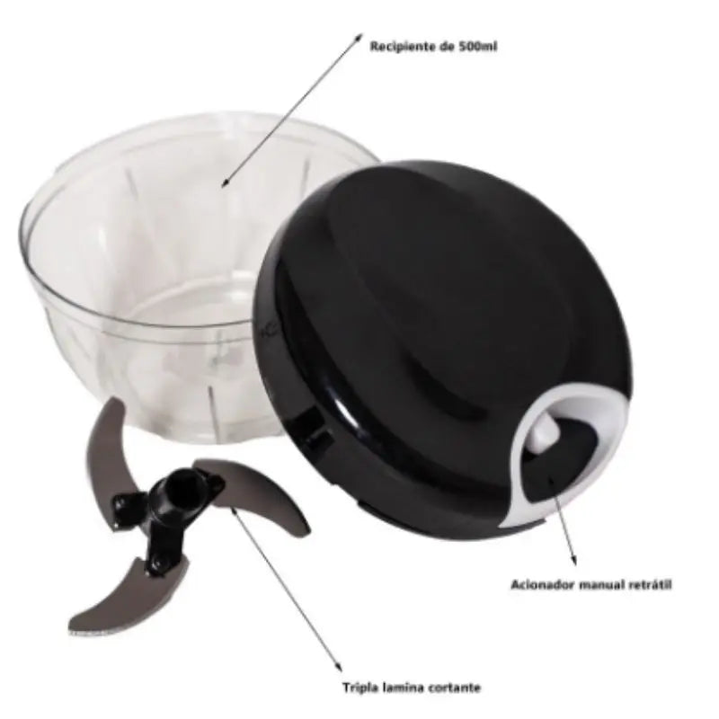 Processador Manual de Alimentos de INOX – Praticidade, Rapidez e Zero Energia