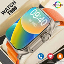 Smartwatch T900 Ultra – Bluetooth, Chamadas, Notificações, Monitor Cardíaco e Esportivo, Compatível com Android e iOS