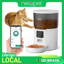 Alimentador Automático Pet 4L com WiFi – Comedouro Elevado Inteligente para Cães e Gatos