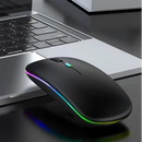 Mouse Gamer Sem Fio RGB – Bluetooth, Recarregável, 3600DPI