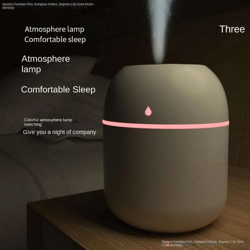 Mini Humidificador Portátil USB  – Ar Saudável e Confortável em Qualquer Ambiente